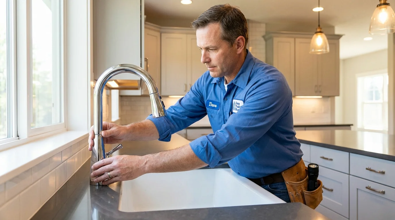 Kitchen faucet installation by Johns Plumbing LLC in Nevada